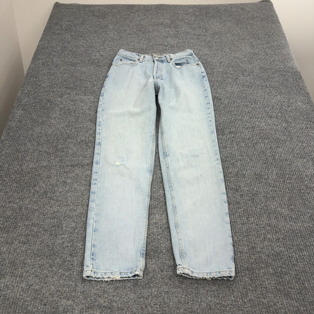 Vintage Gap Jeans Womens 28 Light Blue Cotton High Rise Straight Leg Casual